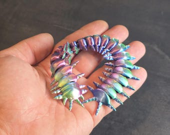 Grande millepiedi articolato antistress – Giocattolo sensoriale flessibile da scrivania, regalo antistress stampato in 3D