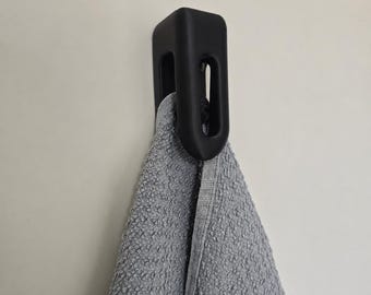 Portasciugamani minimalista stampato in 3D / Gancio da parete moderno, accessorio per il bagno