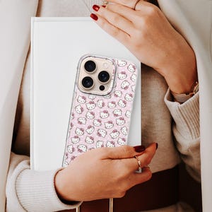 Hello Kitty Phone CasePink Sanrio Cover for iPhone 17 Pro Max, 16e, 15, 14, 13 & Samsung S26 Ultra, S25 FE, A57, A56, Pixel 10, 9A image 9