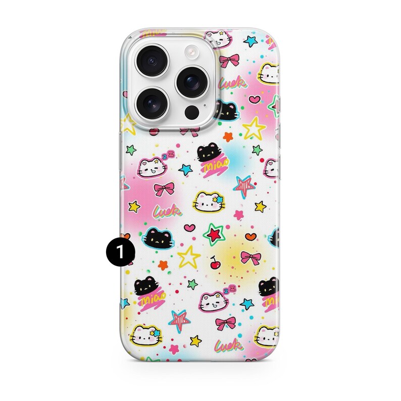 Hello Kitty Phone CasePink Sanrio Cover for iPhone 17 Pro Max, 16e, 15, 14, 13 & Samsung S26 Ultra, S25 FE, A57, A56, Pixel 10, 9A 1