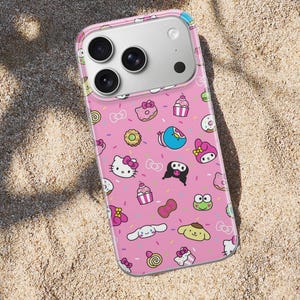 Hello Kitty Phone CasePink Sanrio Cover for iPhone 17 Pro Max, 16e, 15, 14, 13 & Samsung S26 Ultra, S25 FE, A57, A56, Pixel 10, 9A image 12