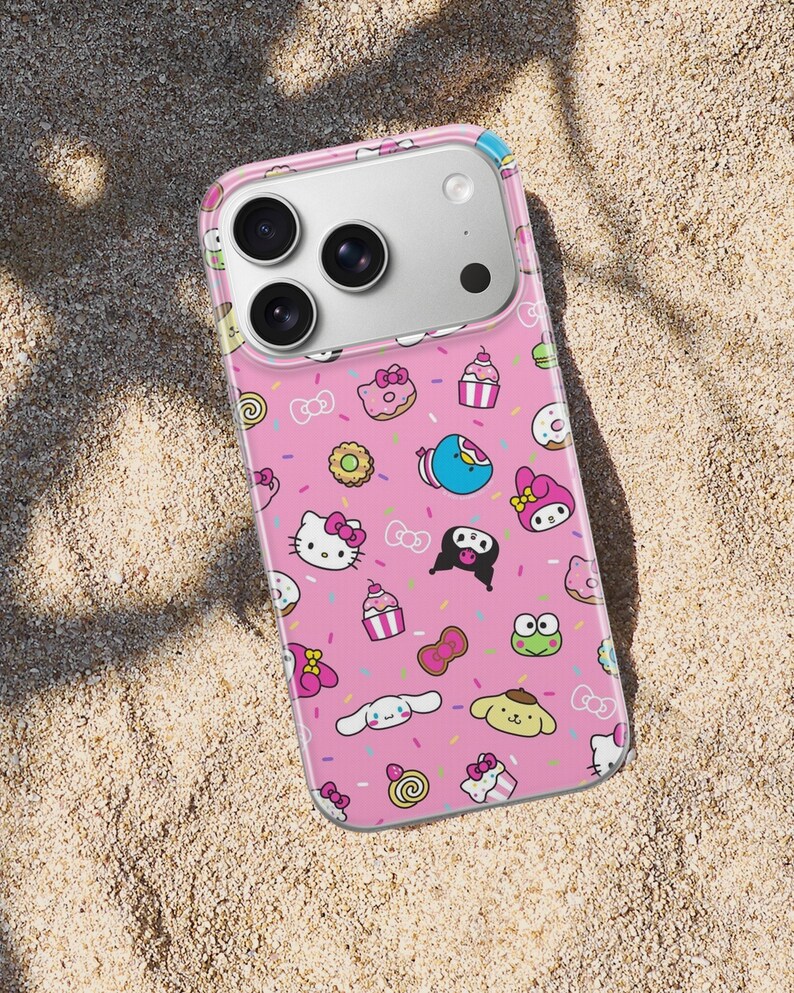 Hello Kitty Phone CasePink Sanrio Cover for iPhone 17 Pro Max, 16e, 15, 14, 13 & Samsung S26 Ultra, S25 FE, A57, A56, Pixel 10, 9A image 12
