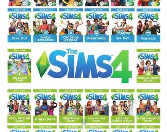 Die Sims 4 Komplette Sammlung 2026 - Alle 81+ DLC Packs und Erweiterungen für PC Windows - Digitaler Download