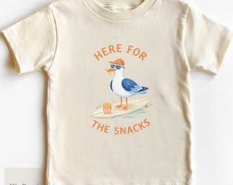 Seagull Illustration Bodysuit | Beach Summer Baby Outfit
