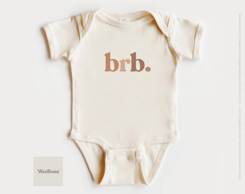 Brb. | Baby Bodysuit, Toddler Tee & Sweatshirt image 1