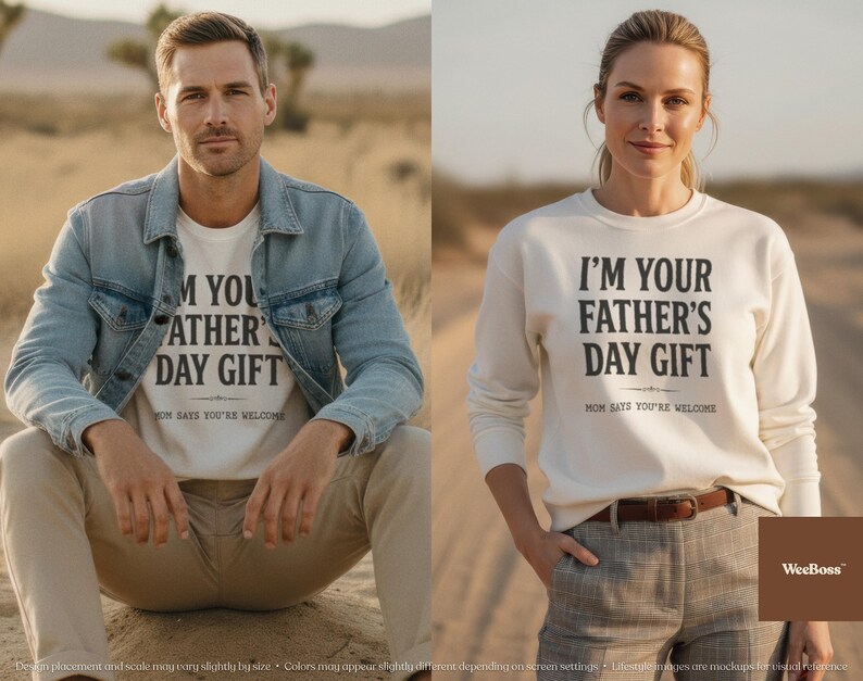 I'm Your Father's Day Gift | Baby Onesie for Dads | Baby Bodysuit, Toddler Tee & Sweatshirt image 11