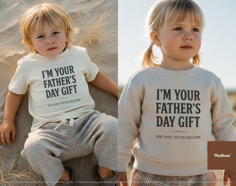 I'm Your Father's Day Gift | Baby Onesie for Dads | Baby Bodysuit, Toddler Tee & Sweatshirt image 9