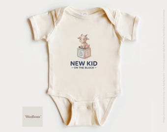 New Kid On The Block Goat Bodysuit | Newborn Toddler Baby Tee Shirt