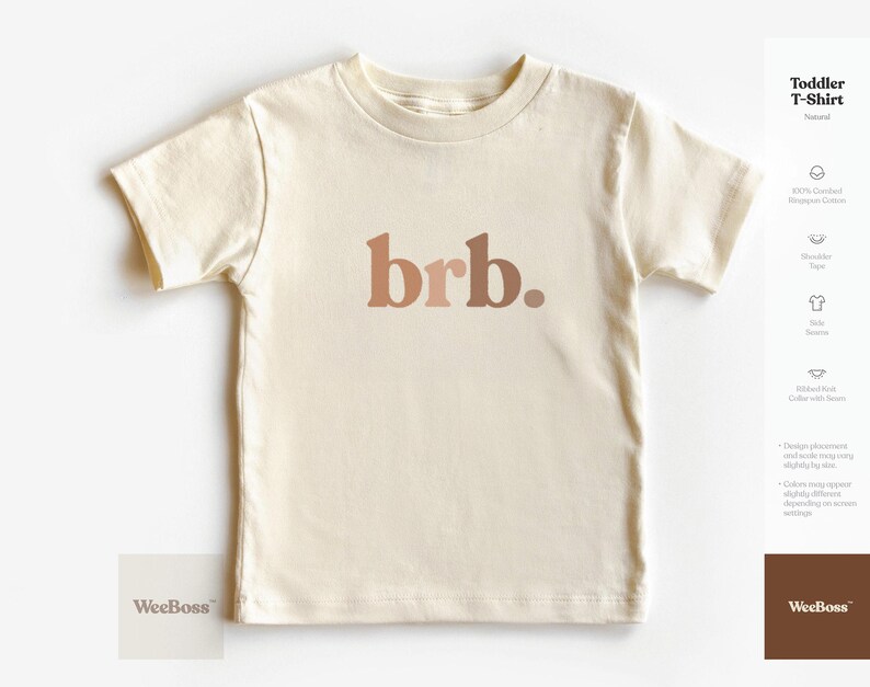 Brb. | Baby Bodysuit, Toddler Tee & Sweatshirt image 2