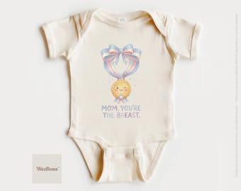 Body Trophée "Tu es la poitrine" pour maman | Médaille de la maternité Vêtements pour bébés