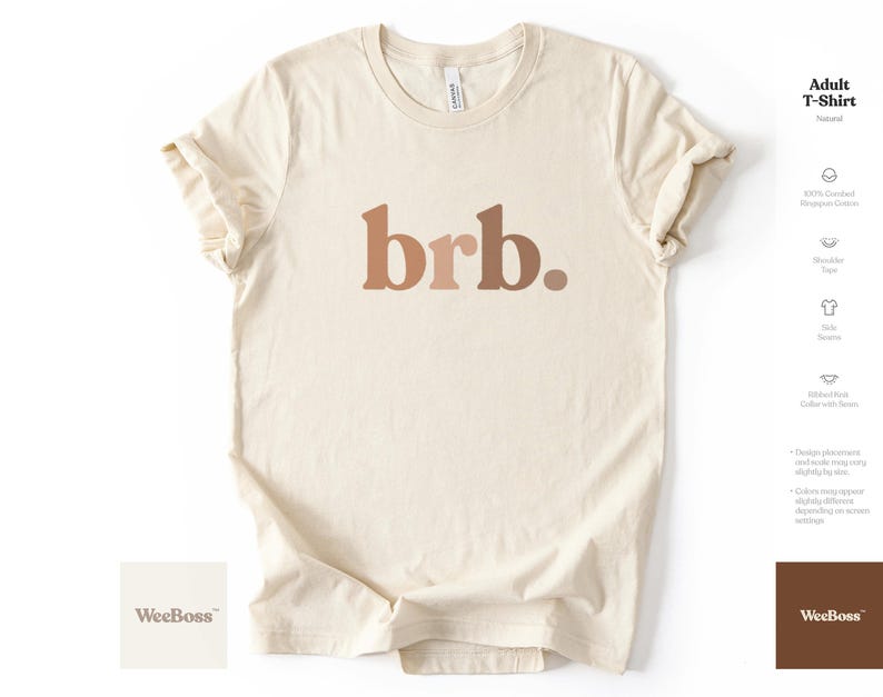 Brb. | Baby Bodysuit, Toddler Tee & Sweatshirt image 6