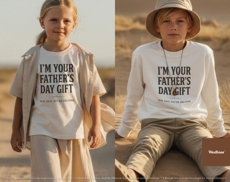 I'm Your Father's Day Gift | Baby Onesie for Dads | Baby Bodysuit, Toddler Tee & Sweatshirt image 10