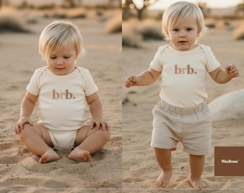 Brb. | Baby Bodysuit, Toddler Tee & Sweatshirt image 8