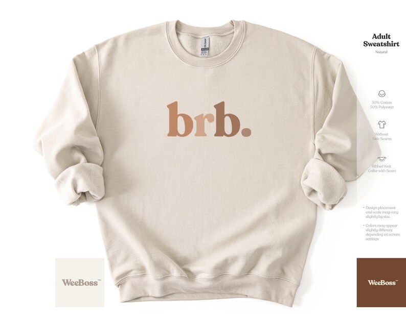 Brb. | Baby Bodysuit, Toddler Tee & Sweatshirt image 7
