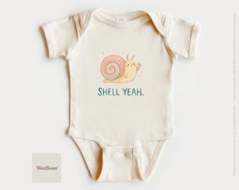 Body escargot | « Shell Yeah », cadeaux pour bébé, tenues pour tout-petits WeeBoss™