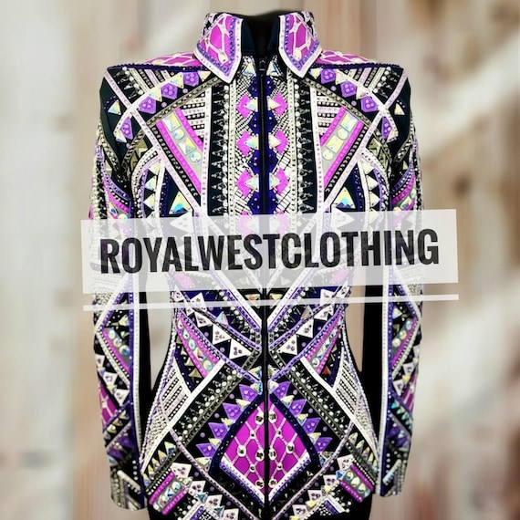 Pink Rhinestone Showmanship Jacket, Western Horse Show Apparel