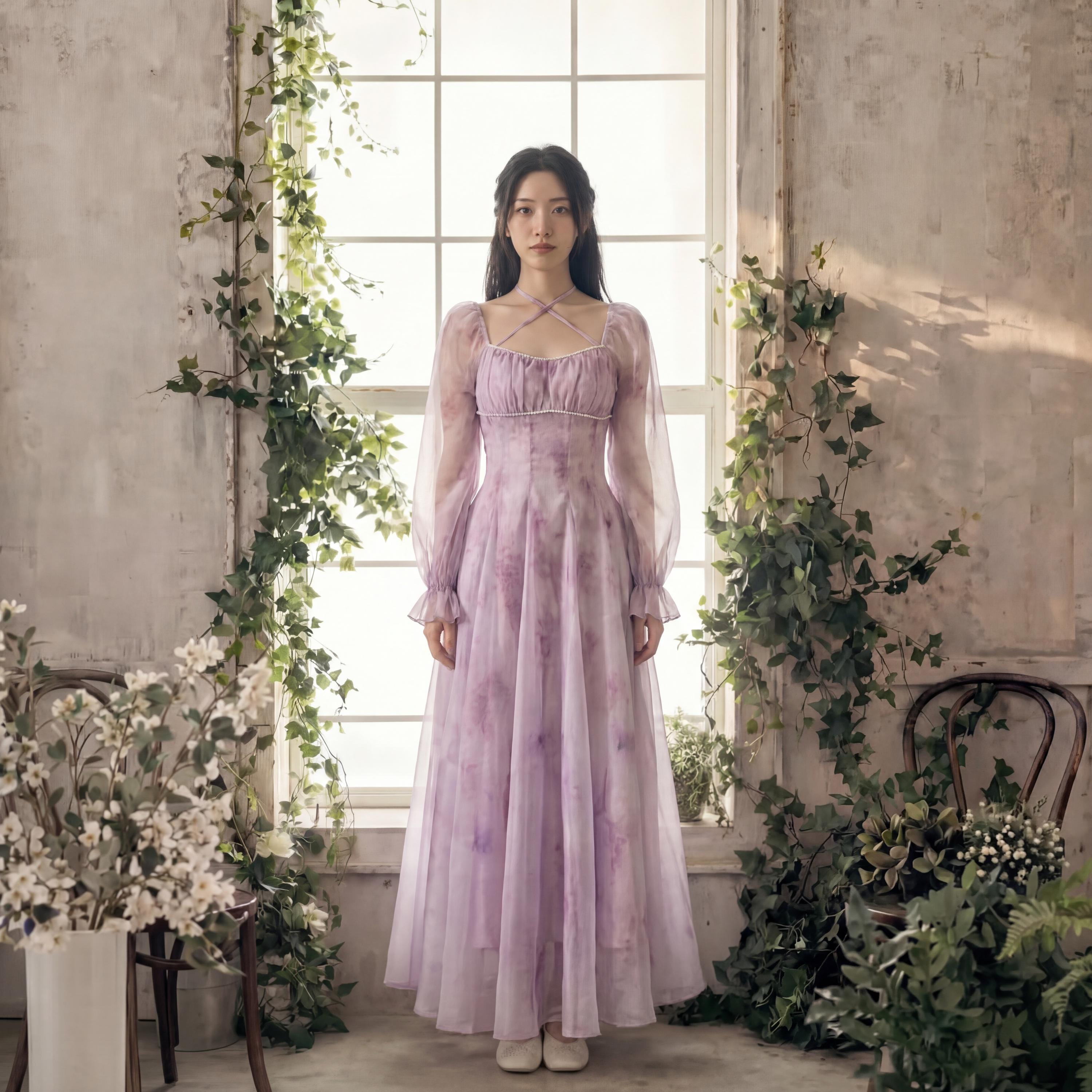 white christmas dresses Pink Ethereal Essence Fairy Dress Fairycore aesthetic ethereal dresses main image 0