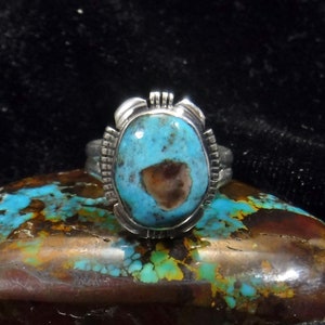 NATURAL  BLUE  BISBEE  Turquoise  Ring    # 1754-tb