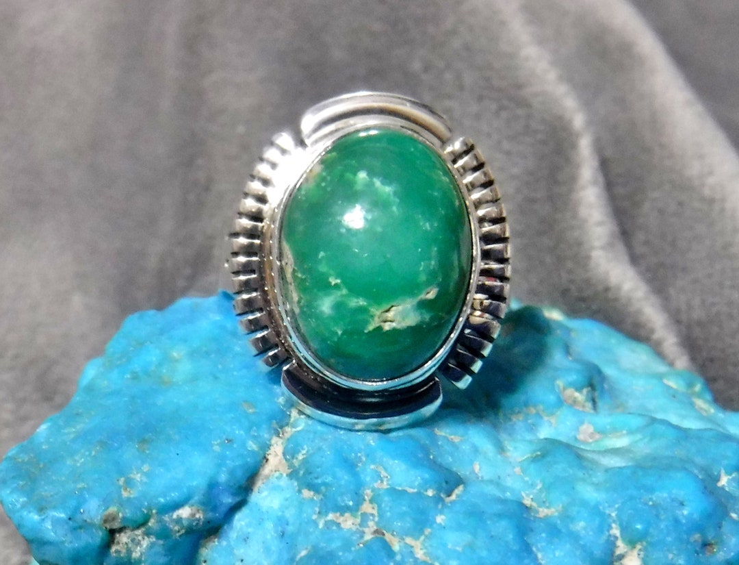 NATURAL ROYSTON TURQUOISE Ring 1399-bp - Etsy