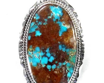 Large Royston Turquoise Ring   #1082-w