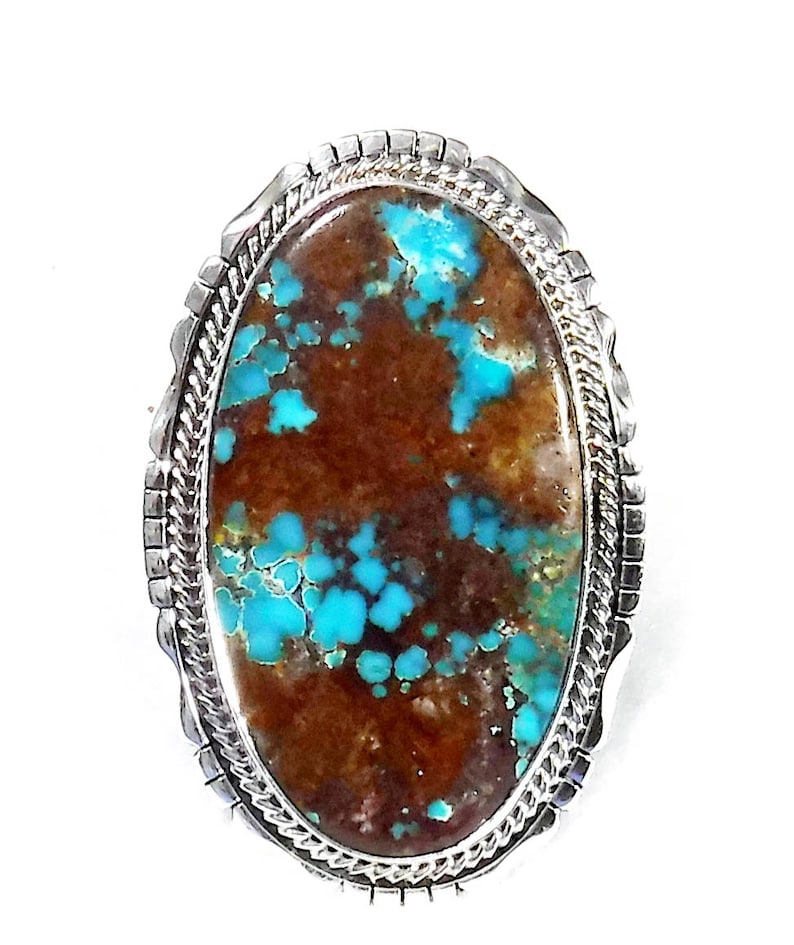 Large Royston Turquoise Ring 1082-w image 1