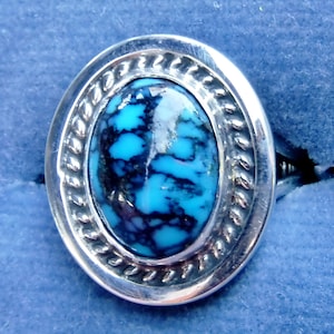 SPIDER WEB TURQUOISE  Ring    # 998-r