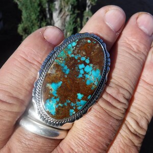 Large Royston Turquoise Ring 1082-w image 4