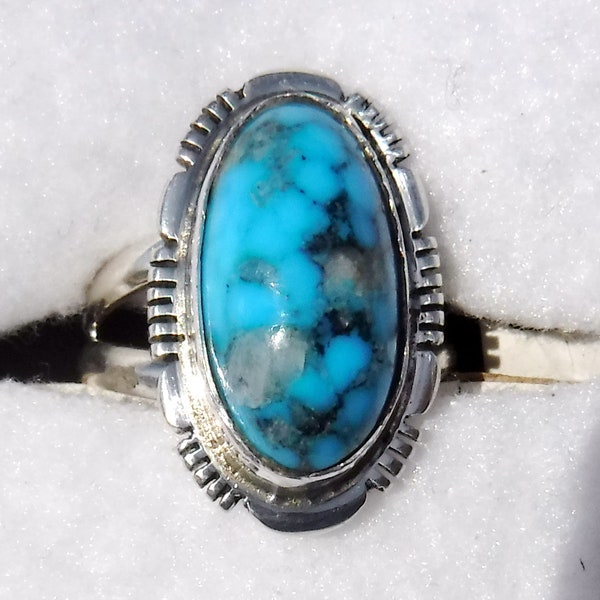 NATURAL  CANDELARIA TURQUOISE Ring    #1148-w