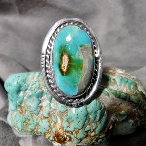 Natural Royston Turquoise Ring  #1571-Y