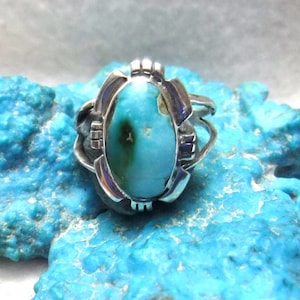 Fade to Green Natural Royston Turquoise Ring   #1706-TB