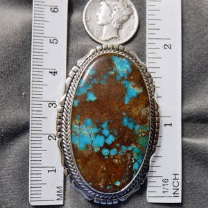 Large Royston Turquoise Ring 1082-w image 10