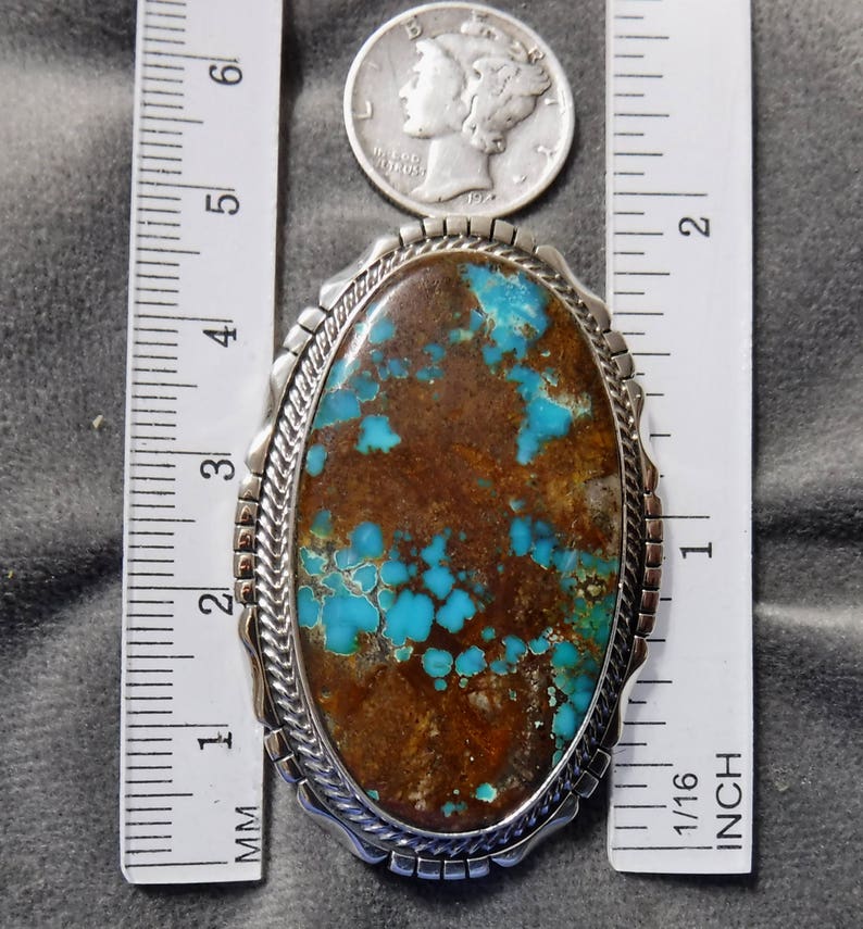 Large Royston Turquoise Ring 1082-w image 10