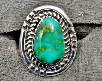 NATURAL ROYSTON TURQUOISE Ring   #1625-L