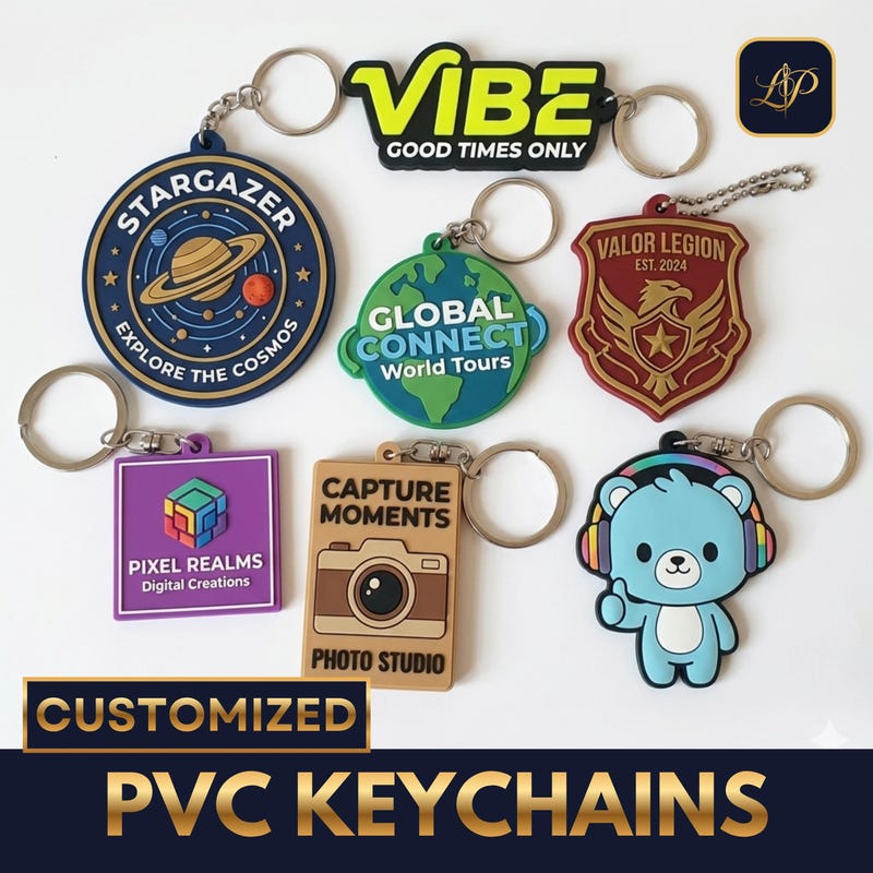 Rubber Thread Keychain Personalized Rubber Keychains - Etsy