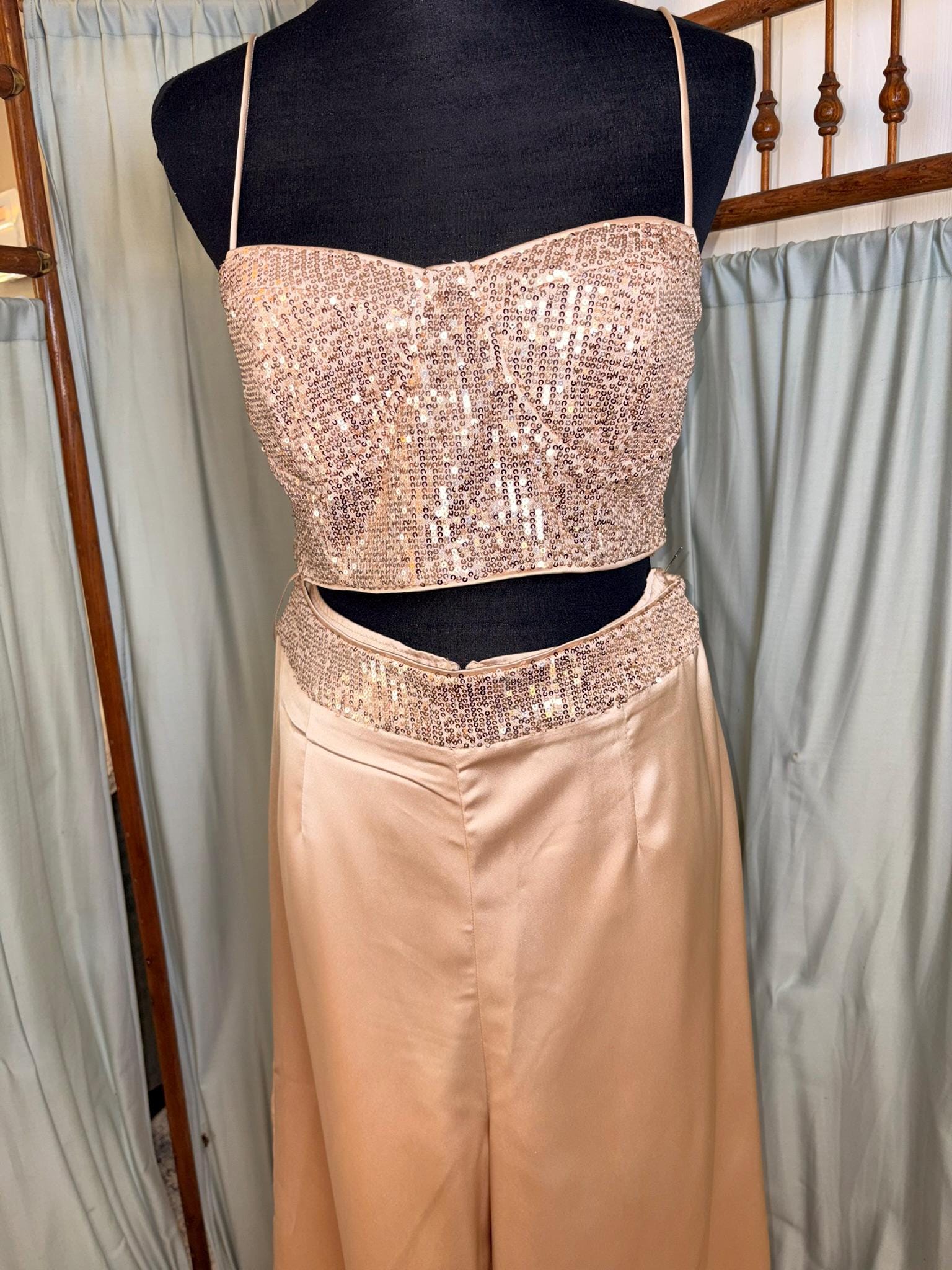 Gold Evening Pants - Etsy Gold Evening Pants - Etsy
