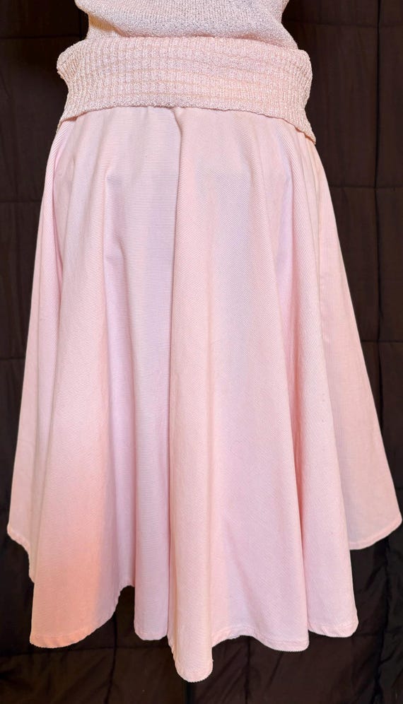 Vintage Pink Poodle Skirt | Handmade 1950s Novelt… - image 5