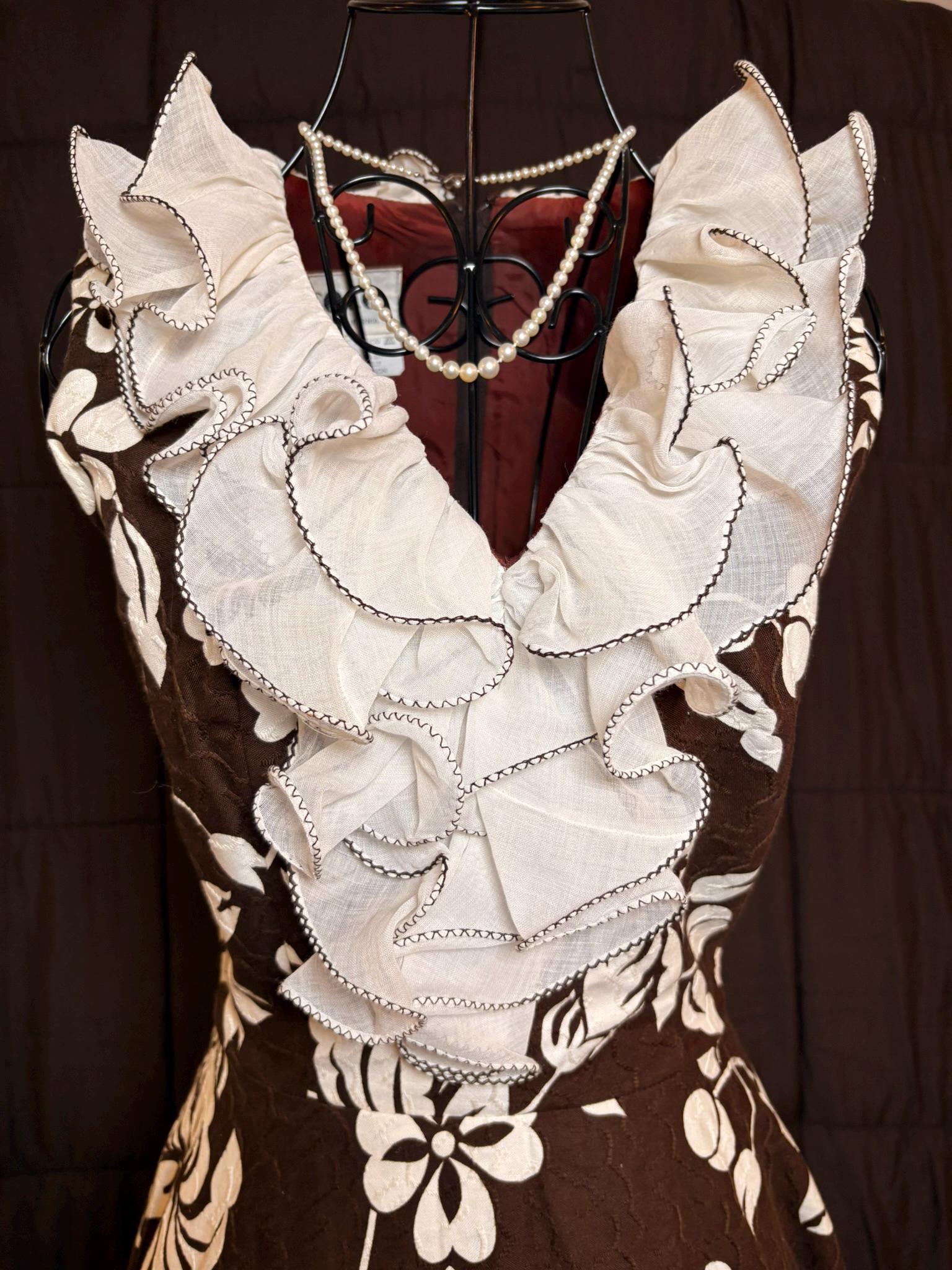 chinese dress ladies White Cotton Linen Goddess Kaftan Dress, Deep V Neck Kaftan Dress main image 0
