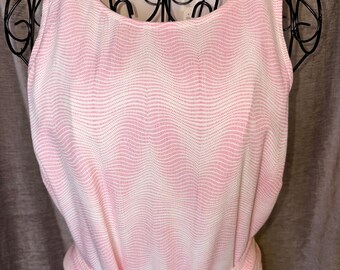 Gap Pink Sleeveless Dress with Pockets – Lightweight Summer Fit and Flare