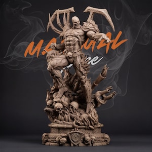 Demon Spawn Statue 1:6 Scale 3D Print Model (STL) – Dark Monster Figure