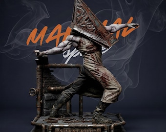 Pyramid Head STL Statue – Horror Game Icon | 1:6 Scale 3D Printable Model
