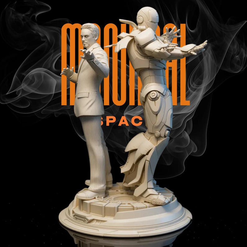 Iron Man Tony Stark 3D printable statue