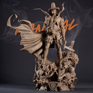 Gunslinger Spawn 1:6 Scale Dark Cowboy 3D Print Model (Digital Download)