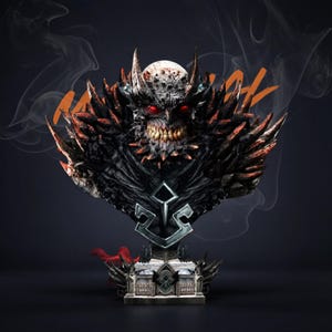 Devastator Bust STL 1:4 Scale Dark Monster 3D Print Model (Digital Download)