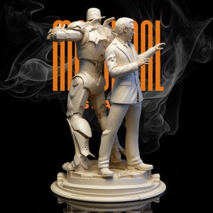 Superhero diorama digital STL