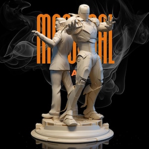 Marvel Iron Man resin print model