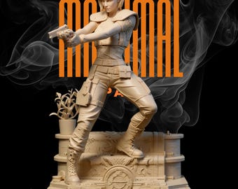 Jill Valentine STL Figure – Resident Evil | Action Statue & Bust | 3D Printable Model