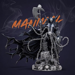 Spawn 1/6 Scale STL 3D Print Model: Dark Fantasy Collector Statue (Digital Download)