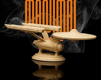 Star Trek U.S.S. Enterprise STL – Iconic Starship One Piece Scale X Pose | Pre Supported & Non Supported