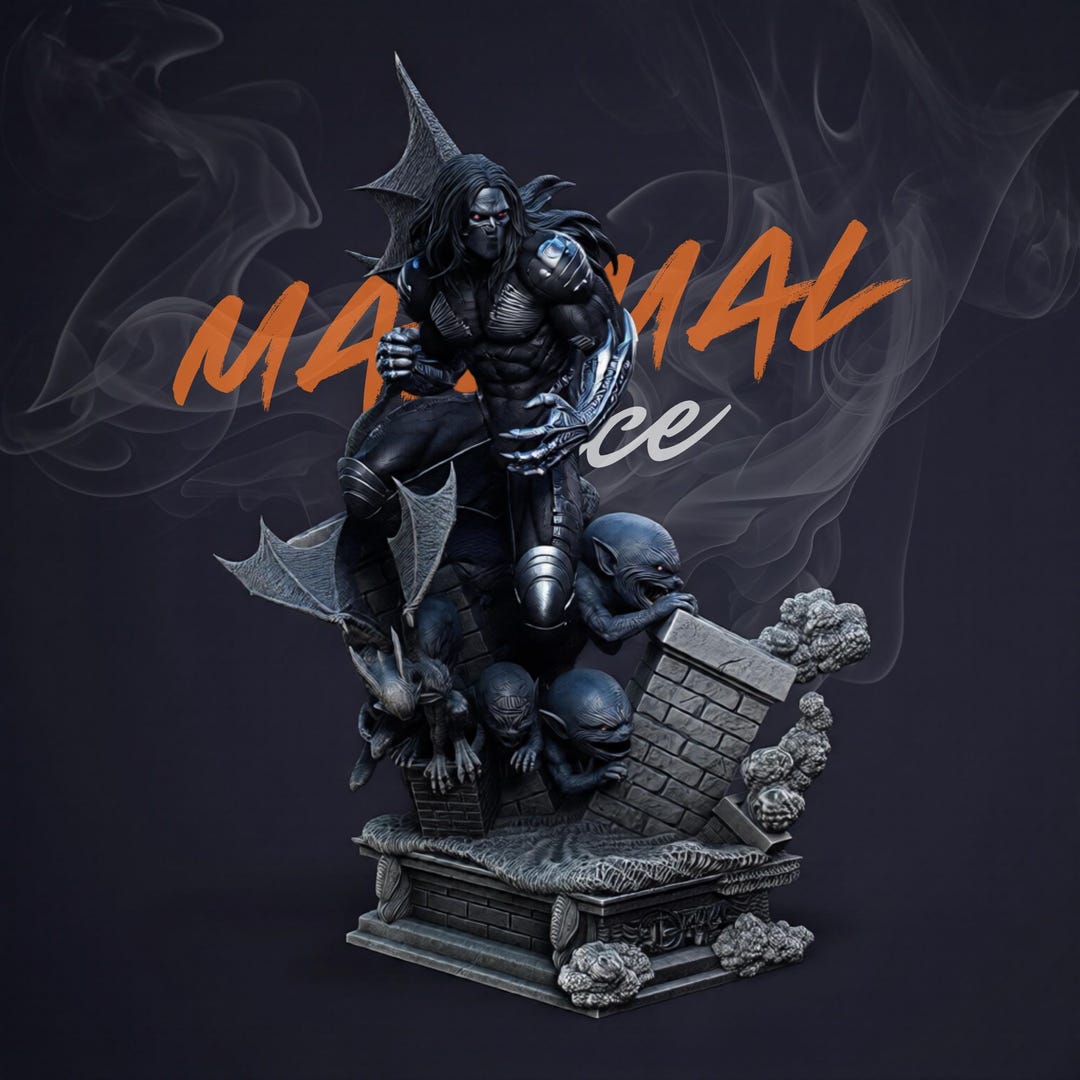 Dark Demon Warrior Statue 3D Print Model Diorama (STL Digital Download ...