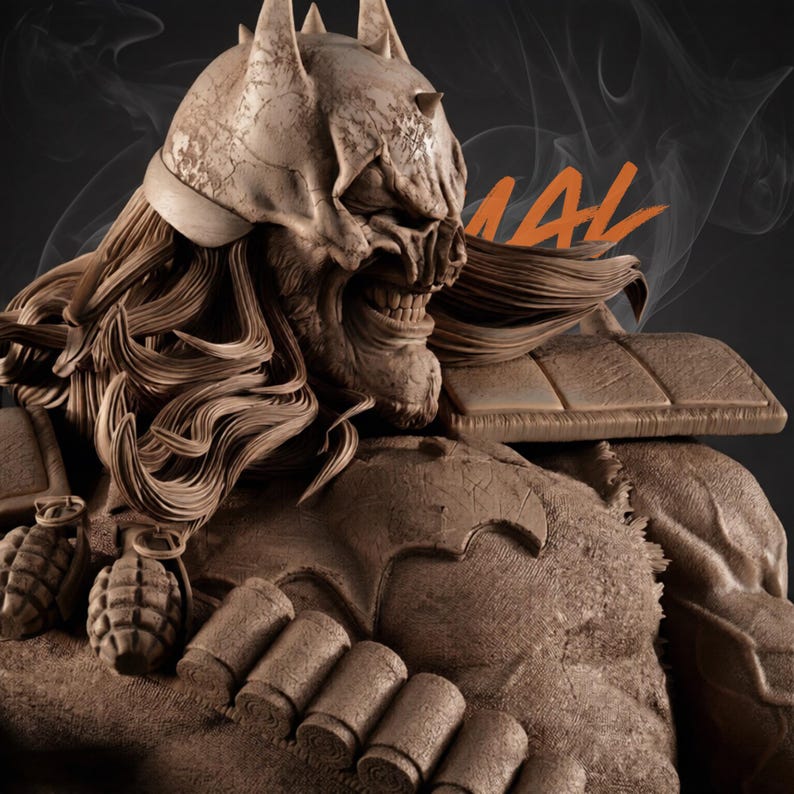Dark Warlord Statue 1:6 Scale Gothic Warrior 3D Print Model (STL) - Etsy